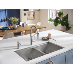 Genta LX One-Handle Pre-Rinse Spring Pulldown Kitchen Faucet