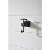 Hensley Matte Black 3 PC Kit: Pivoting Paper Holder, Towel Bar and Towel Ring