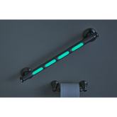 Banbury® 18" Glow-in-the-Dark Grab Bar Spot Resist™ Brushed Nickel