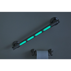 Banbury® 18" Glow-in-the-Dark Grab Bar Spot Resist™ Brushed Nickel