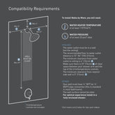 Moen Spa Shower Matte Black One-Function 7.9" Diameter Spray Head Rainshower