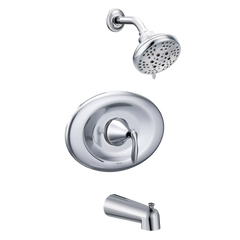 Eva Chrome Posi-Temp(R) tub/shower
