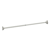 Tension Rod Straight Tension Shower Rod Brushed Nickel