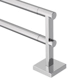 Triva Chrome 24" double towel bar
