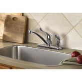 Adler Chrome One-Handle Low Arc Kitchen Faucet