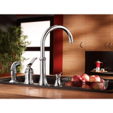 Quinn Chrome one-handle high arc kitchen faucet