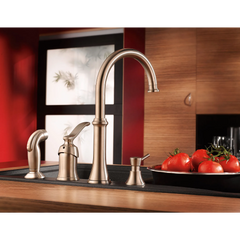 Quinn Chrome one-handle high arc kitchen faucet