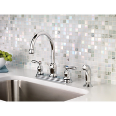 Caldwell Two-handle High Arc Kitchen Faucet