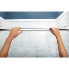 Curved Shower Rods Chrome Tension Curved Shower Rod