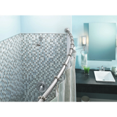 Curved Shower Rods Chrome Adjustable Curved Shower Rod