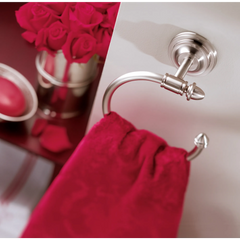 Stockton Chrome towel ring