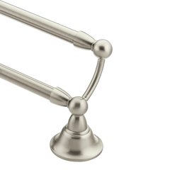 Sage Brushed nickel 24" Double Towel Bar
