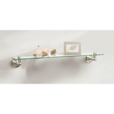 Sage Brushed nickel Vanity Shelf