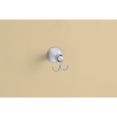 Lounge Chrome Double Robe Hook