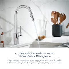 Weymouth Smart Kitchen Faucet One-Handle High Arc Pulldown