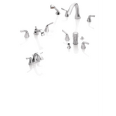 Felicity Chrome two-handle bidet faucet