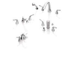 Felicity Chrome two-handle bidet faucet