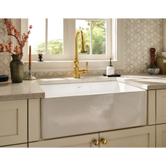 Host 30" Fireclay Undermount Apron Front Single Bowl Sink