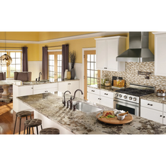 Waterhill Chrome one-handle high arc bar faucet