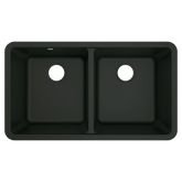 Host 33" Granite Undermount Double Bowl Sink