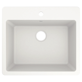 Host 25" Granite Dual Mount Single Bowl Sink