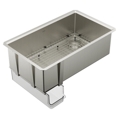 Luxe Chef™ 33” Workstation System Stainless Steel Undermount Single Bowl Sink
