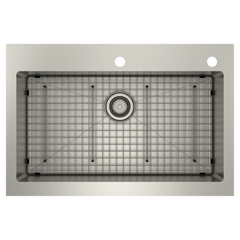 Prep 33" Stainless Steel Dual Mount Apron Front Single Bowl Sink