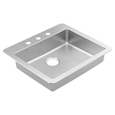 Prep 25" Drop-in Single Bowl Sink