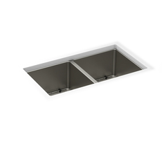 Prep 33" Stainless Steel Dual Mount Double Bowl Sink