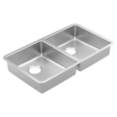 Prep 32" Undermount Double Bowl Sink