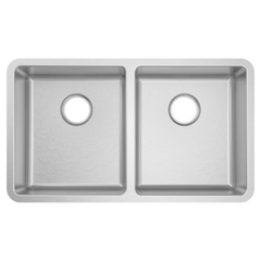 Prep 32" Undermount Double Bowl Sink