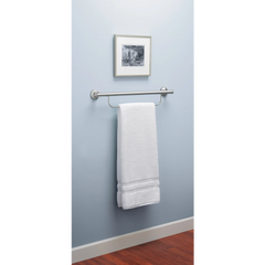 Chrome 24" Grab Bar with Towel Bar