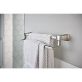 Hensley Brushed nickel 24" Double Towel Bar
