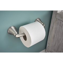 Tiffin Brushed Nickel Pivoting Toilet Paper Holder