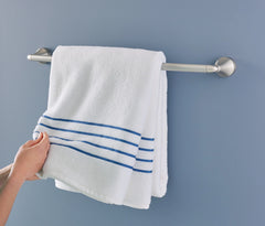 Hamden Spot resist brushed nickel 24" towel bar