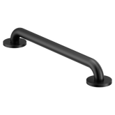 Matte black 18" concealed screw grab bar