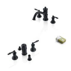 Waterhill Chrome two-handle bidet faucet