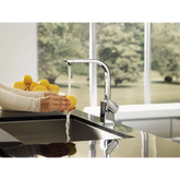 90 Degree Classic stainless one-handle high arc kitchen faucet