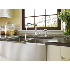 Weymouth Chrome One-Handle High Arc Kitchen Faucet