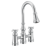 Weymouth Two-Handle High Arc Pulldown Kitchen Faucet