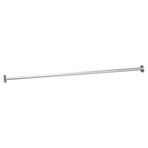 Chrome shower rod