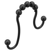 Moen Matte black shower curtain rings