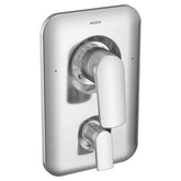 Rizon Chrome Posi-Temp(R) with diverter valve trim