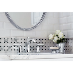 Wynford Chrome Two-Handle High Arc Bathroom Faucet