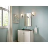 Glyde Chrome Two-Handle High Arc Bathroom Faucet