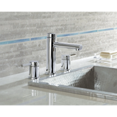 Align Chrome Two-Handle High Arc Bathroom Faucet
