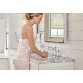 Belfield Chrome Two-Handle High Arc Bathroom Faucet