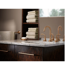 Icon Chrome Two-Handle High Arc Bathroom Faucet