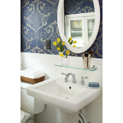 Preston Chrome Vanity Shelf