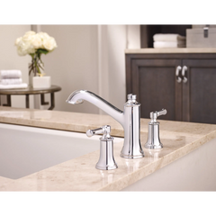 Dartmoor Chrome Two-Handle High Arc Roman Tub Faucet